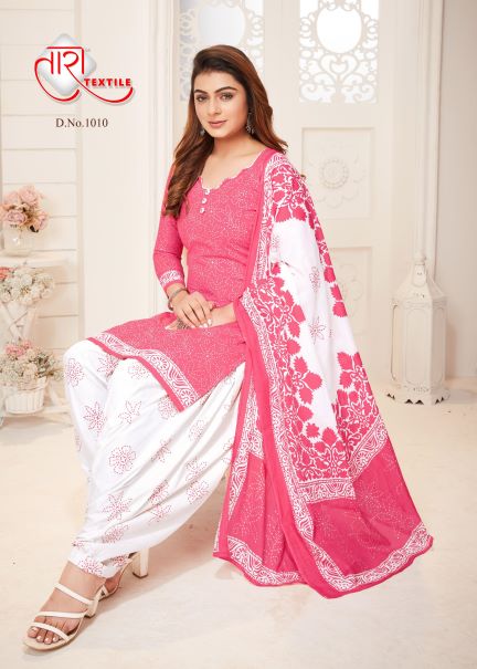 Tara Unique Style Vol-1 Cotton Designer Patiyala Dress Material